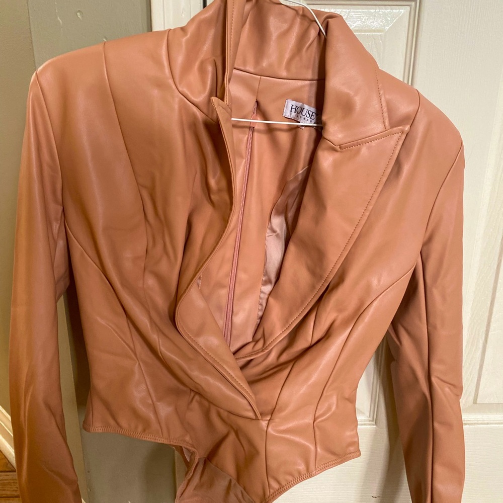 House of CB blazer bodysuit